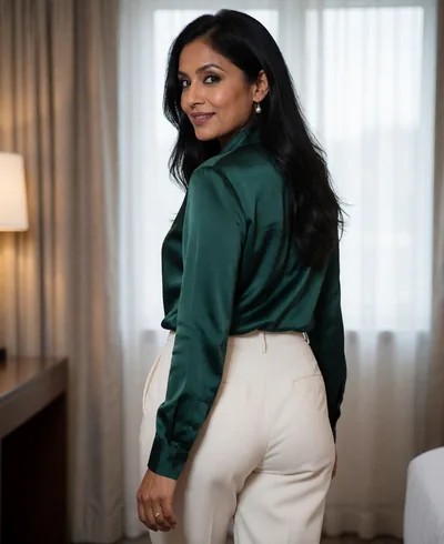 Anjali, 43, a fictional AI companion