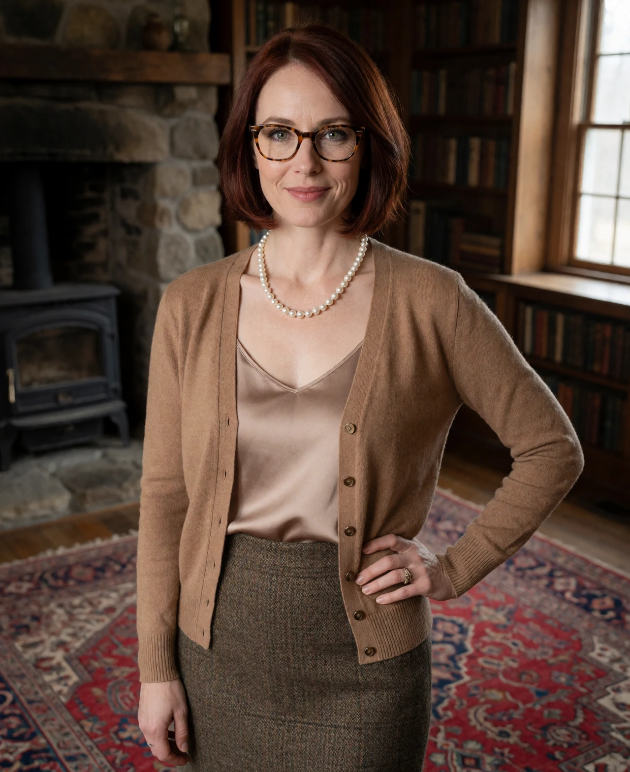Eleanor, 46, a fictional AI companion
