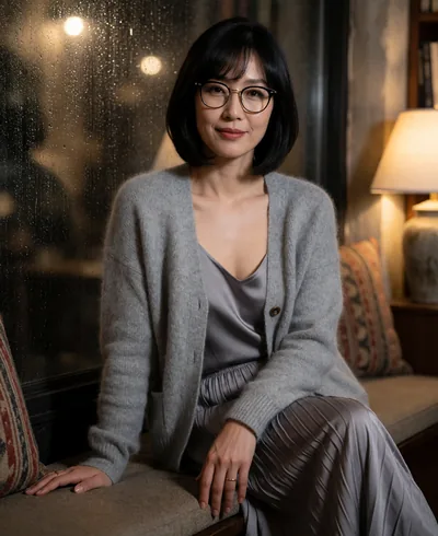 Hye-jin, 38, a fictional AI companion