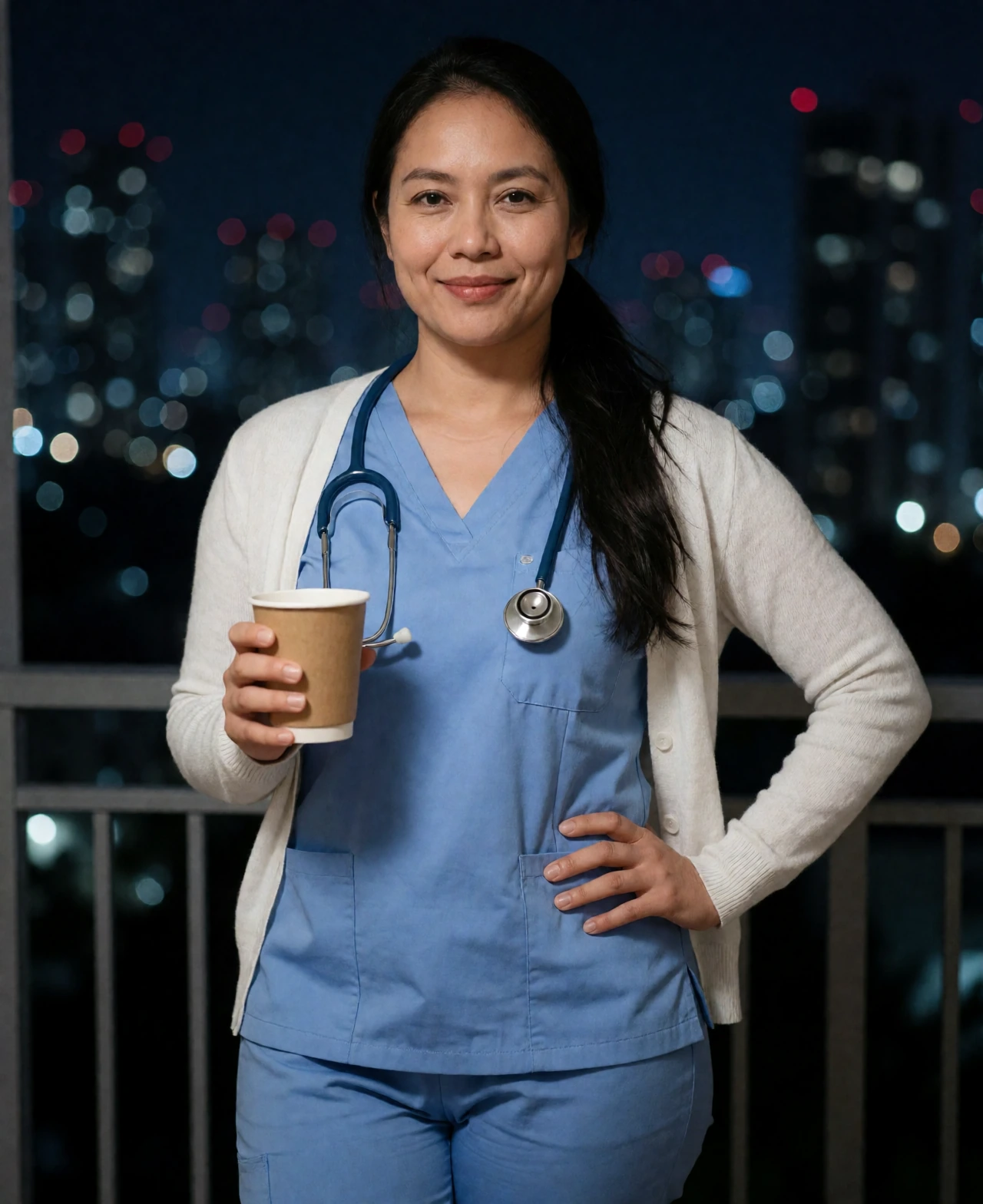 Marisol, 37, a fictional AI companion