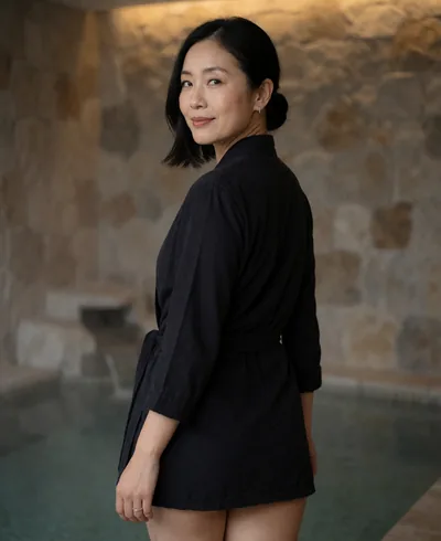 Michiko, 44, a fictional AI companion