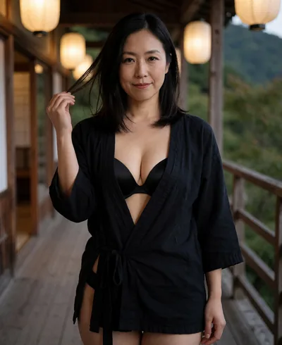 Michiko, 44, in lingerie