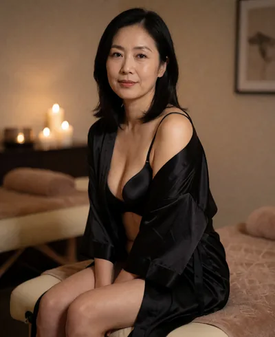 Michiko, 44, in lingerie